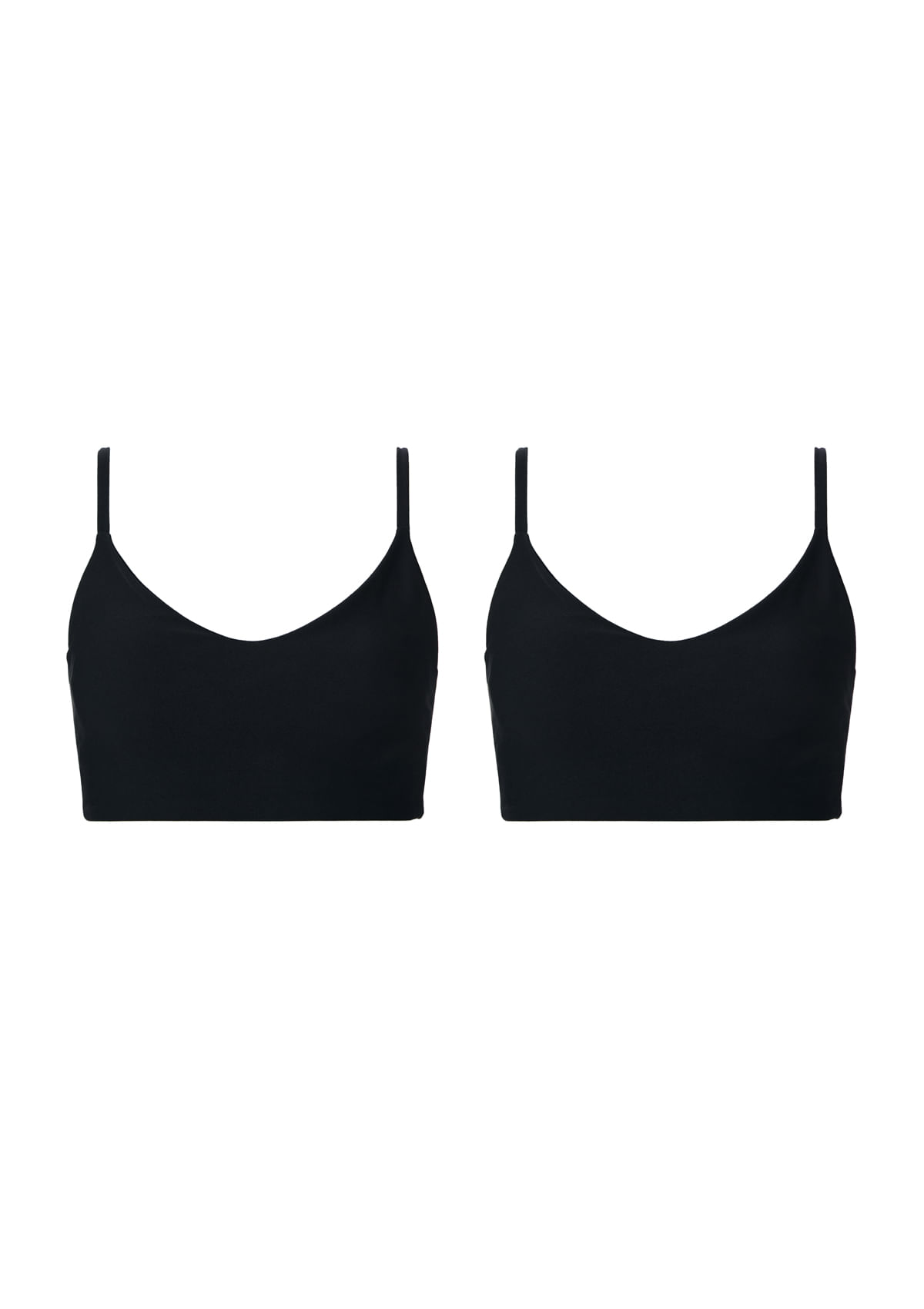 Kit 2 Tops Esportivos Proteção Uv - Preto — Hering