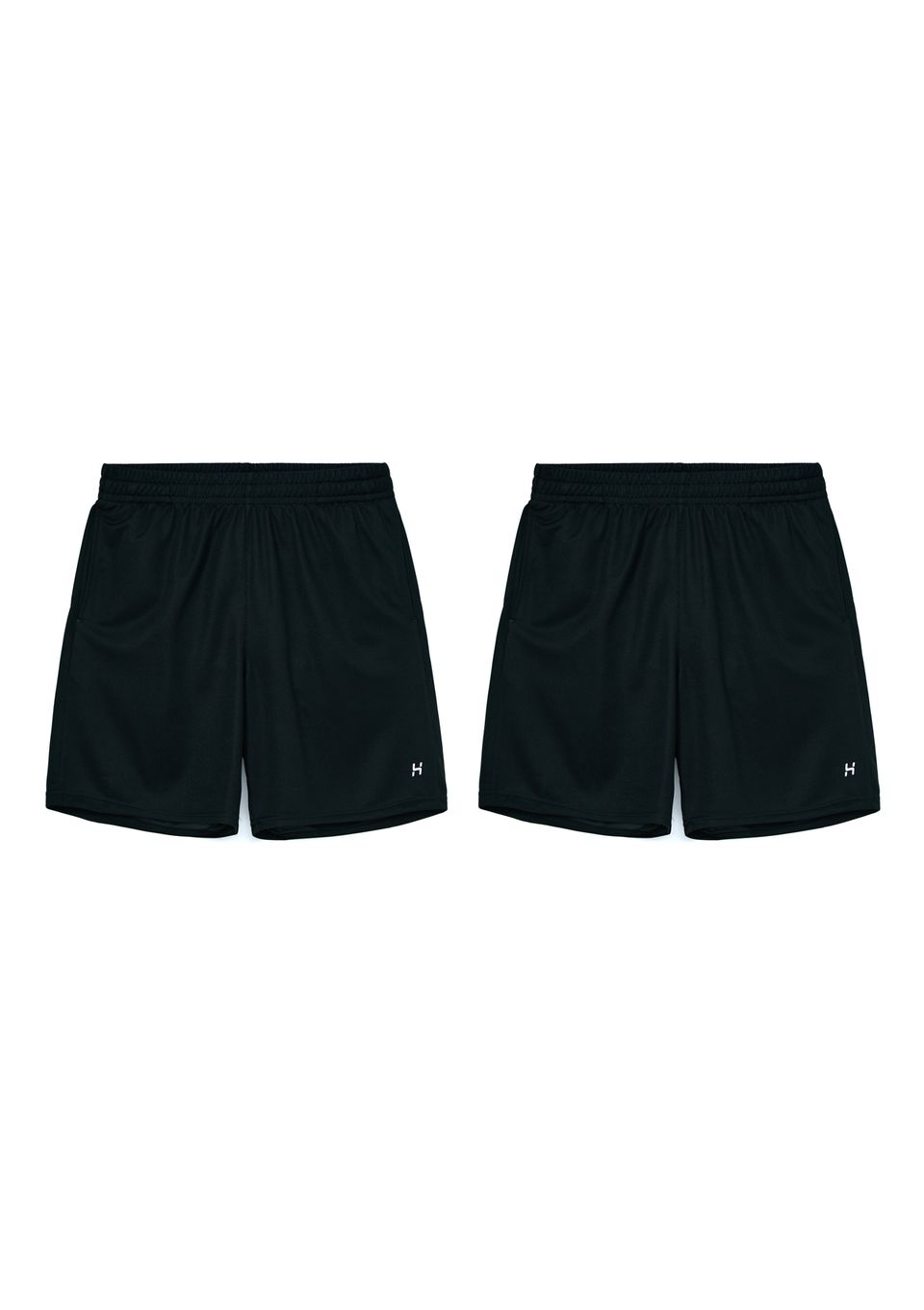 Kit 2 Bermudas Esportivas Masculinas - Preto