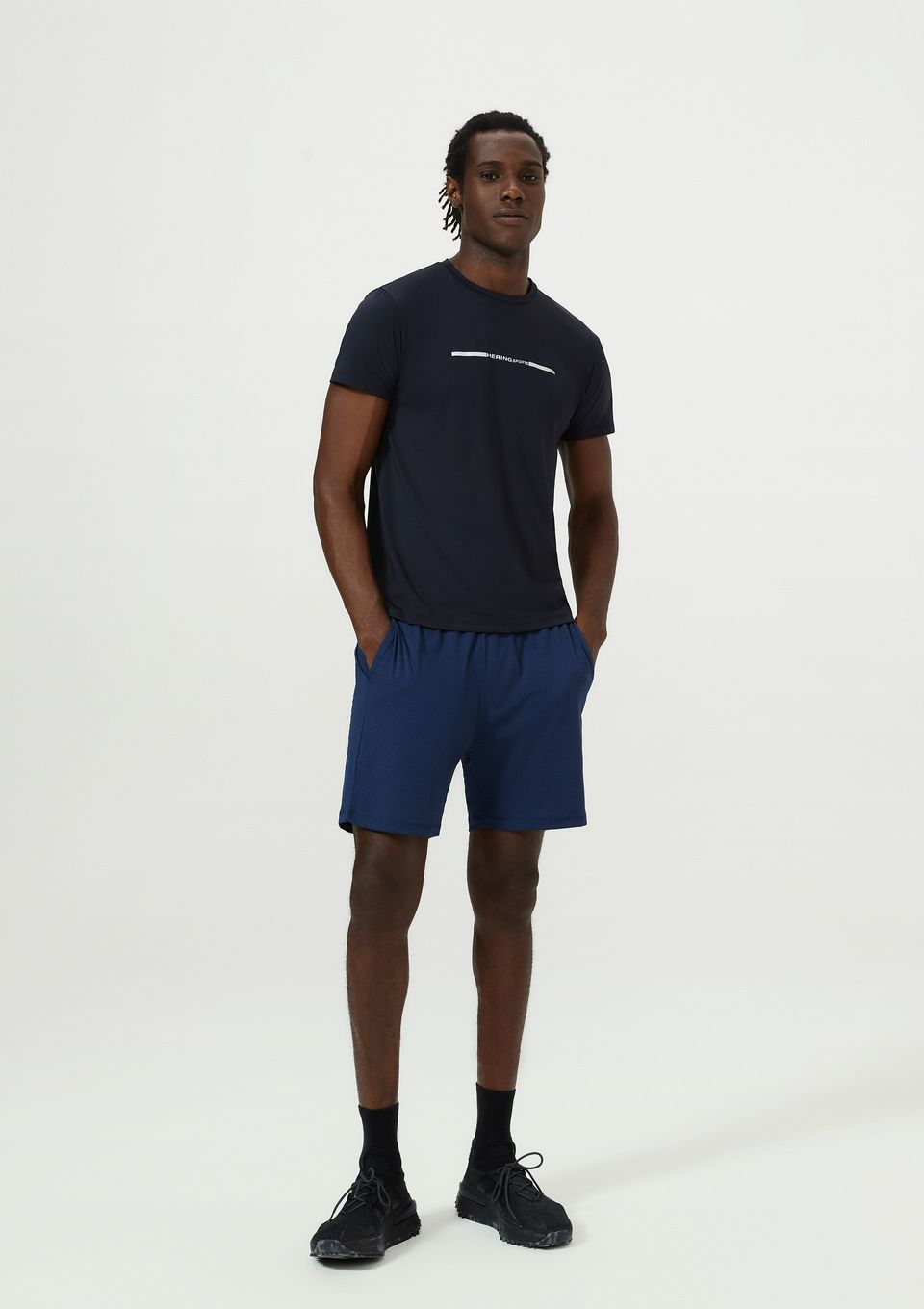 Bermuda Esportiva Básica Masculina Easy Care - Azul