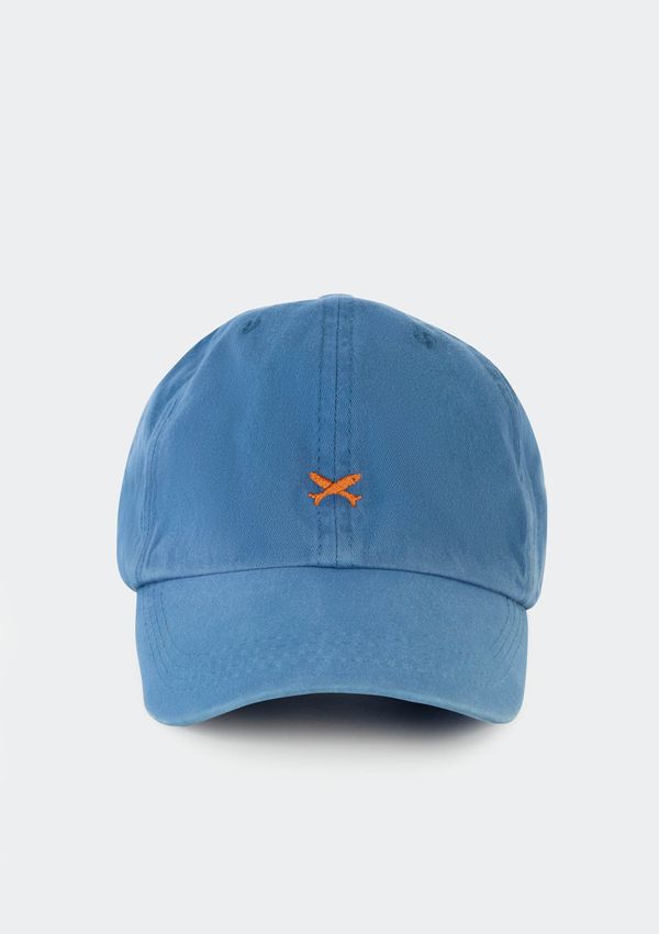 Boné Masculino Aba Curva Com Bordado - Azul UNI
