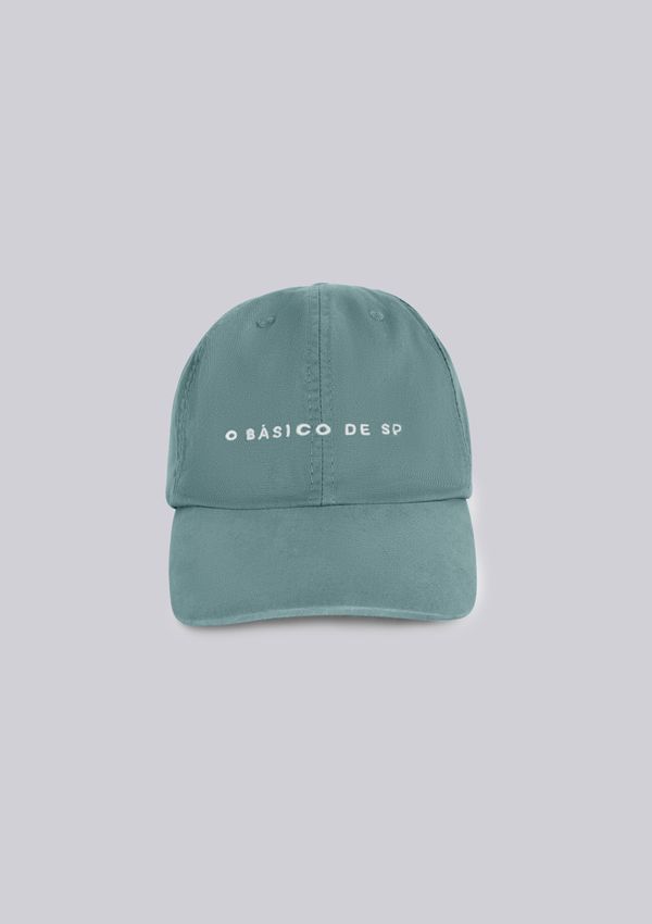 Boné Masculino Aba Curva Com Bordado - Verde UNI