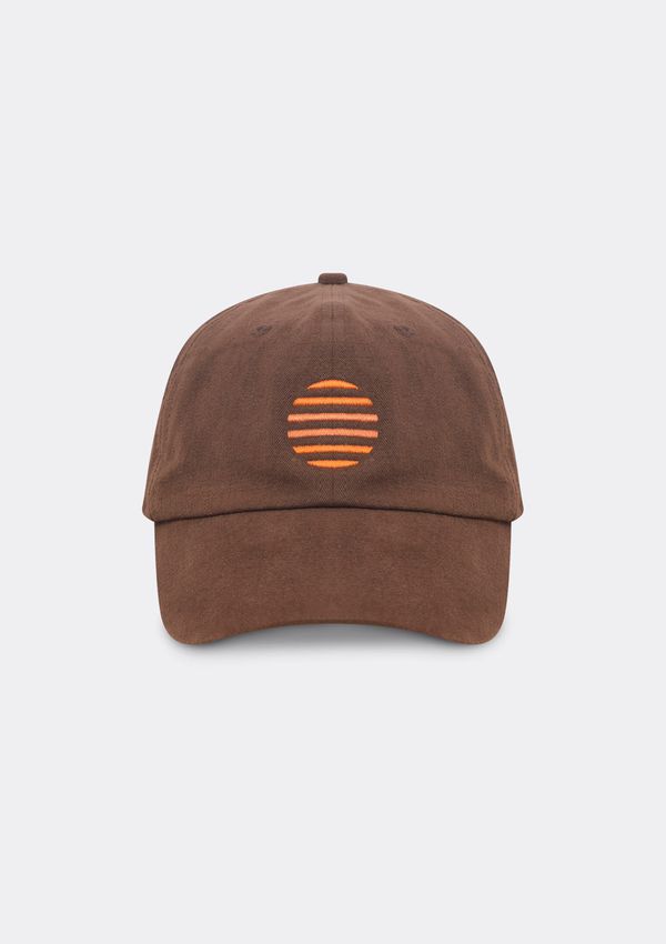 Boné Aba Curva Com Bordado Hering + Cosmo - Marrom UNI
