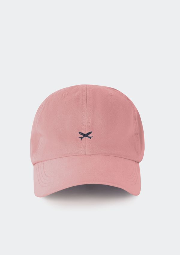 Boné Masculino Aba Curva Com Bordado - Rosa UNI