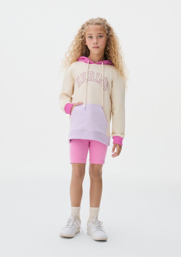 Blusão De Moletom Infantil Menina - Amarelo 010