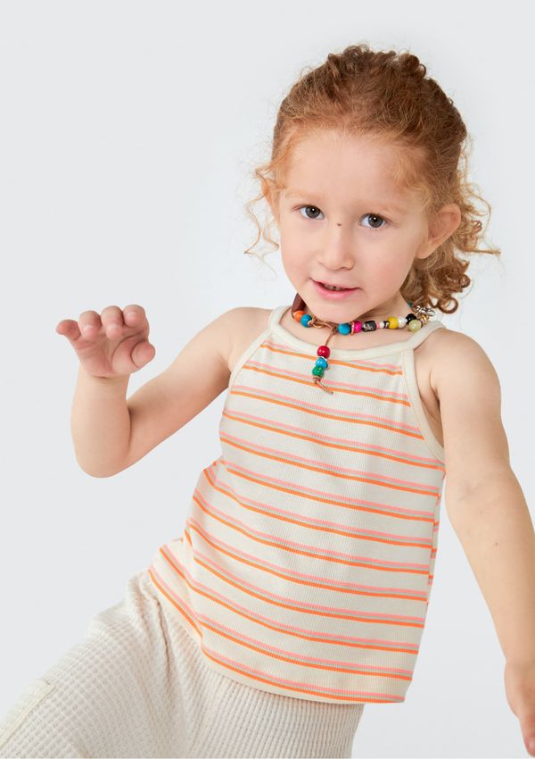 Regata Infantil Menina Toddler - Amarelo 002