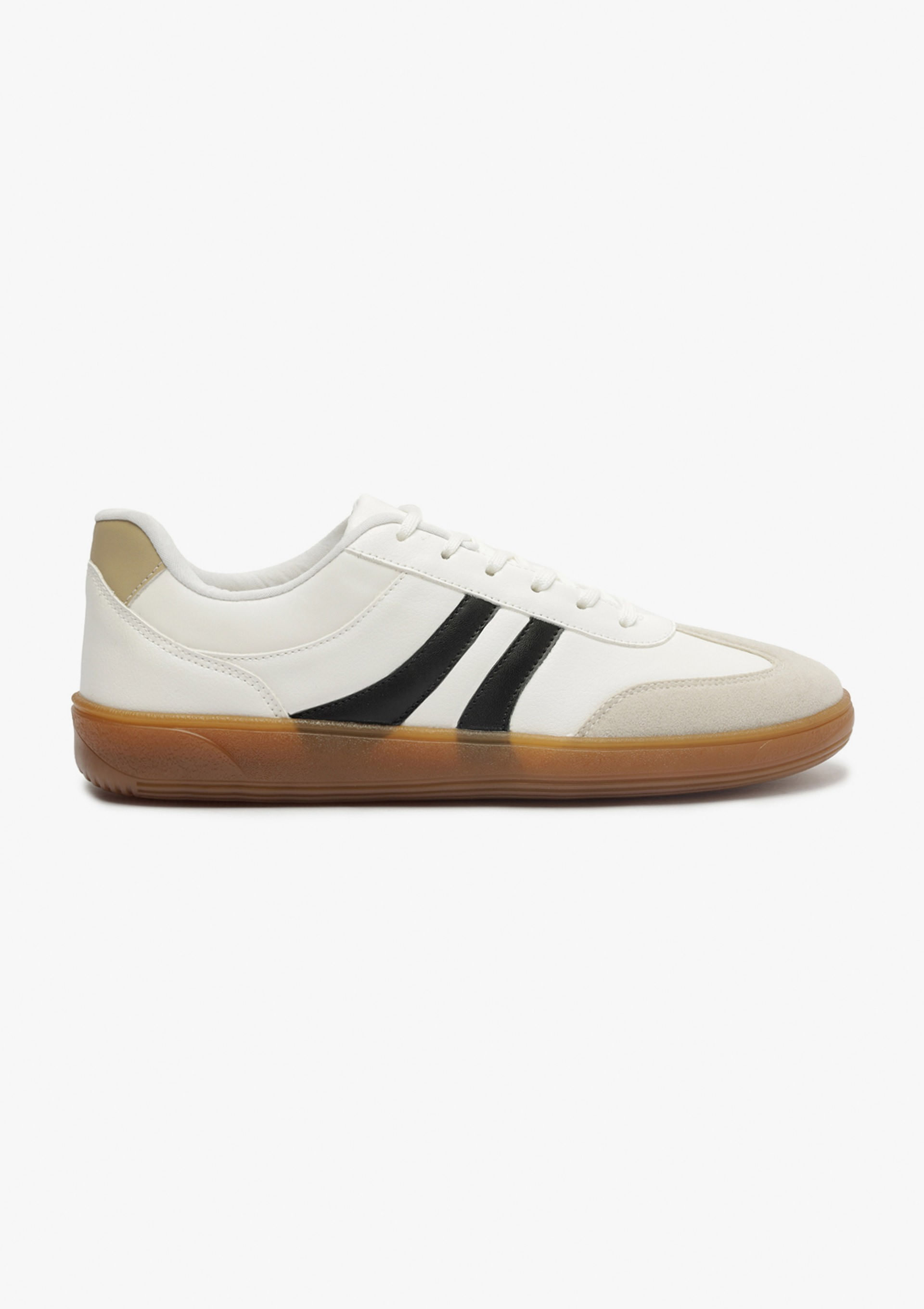 Tênis Masculino Casual Recortes - Branco