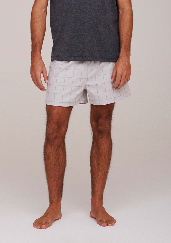 Cueca Samba Canção Com Cós Em Elástico Estampada - Off White M