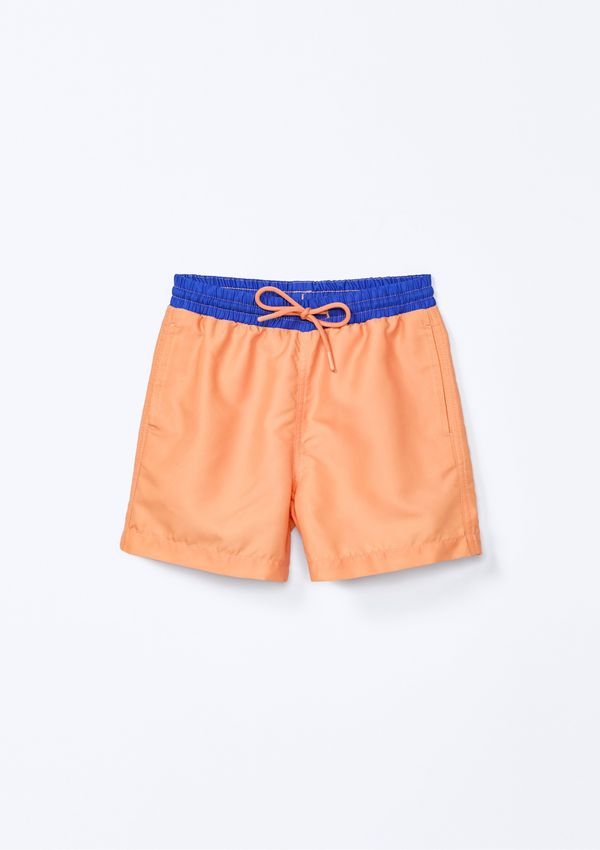 Shorts Infantil Menino Em Tactel - Laranja 012
