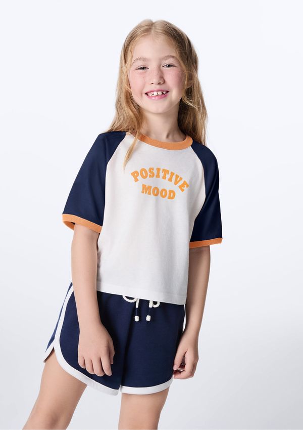 Blusa Infantil Menina Com Estampa - Azul 010