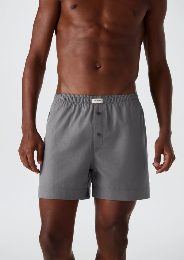 Cueca Samba Canção Em Tricoline - Cinza XG