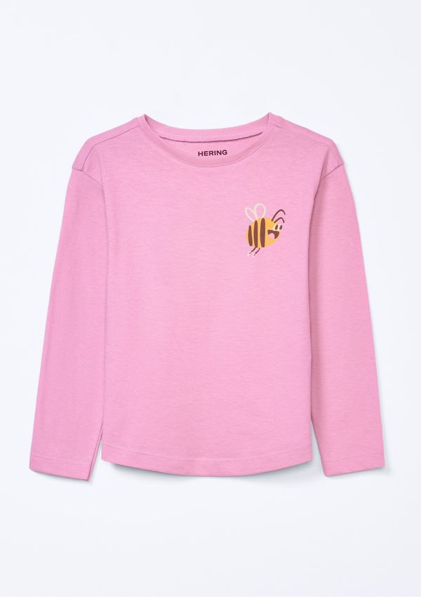 Blusa Infantil Menina Toddler Com Estampa - Rosa 003