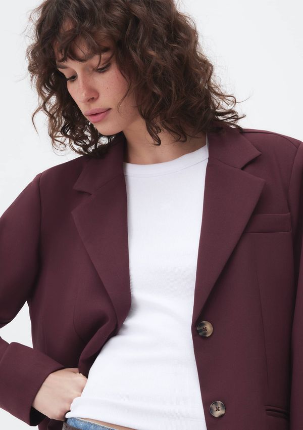 Blazer Feminino Alfaiatado - Vinho M