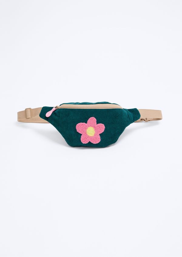 Pochete Infantil Unissex Veludo Cotelê - Verde UNI