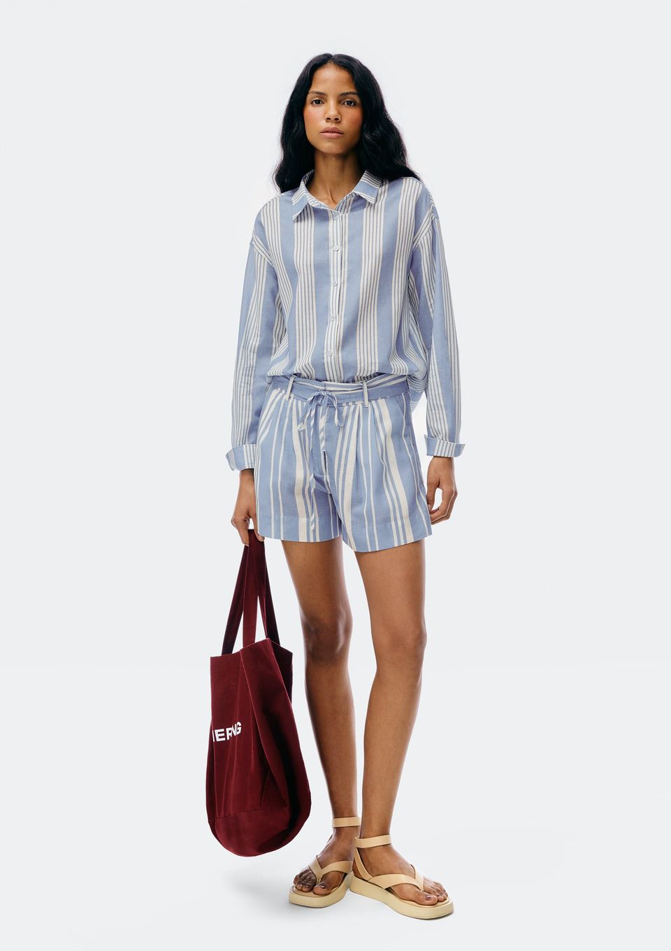 Shorts Feminino Fio Tinto - Azul