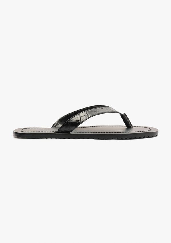 Chinelo De Dedo Croco - Preto 039