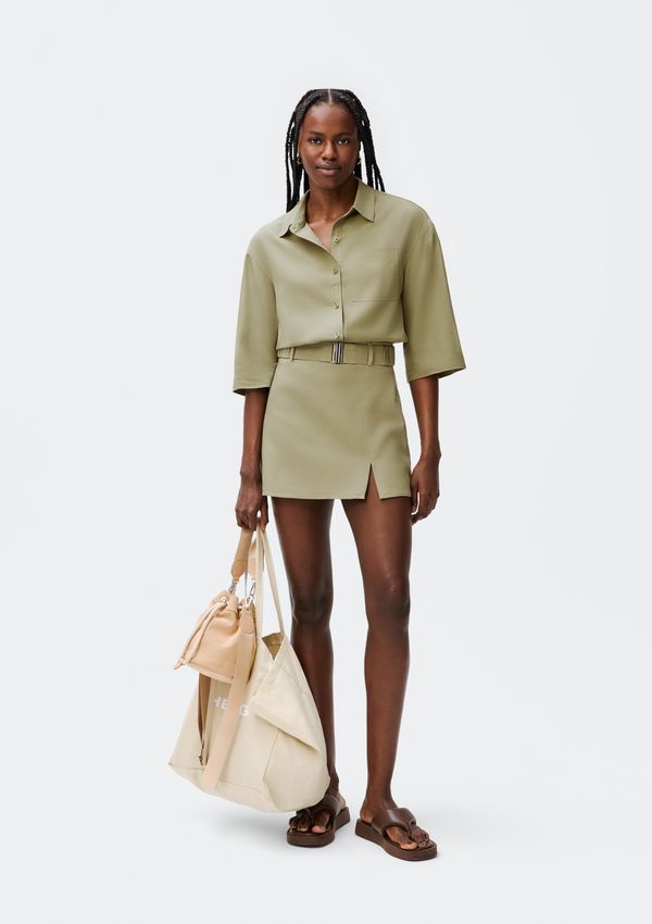 Shorts Saia Com Cinto - Verde 034