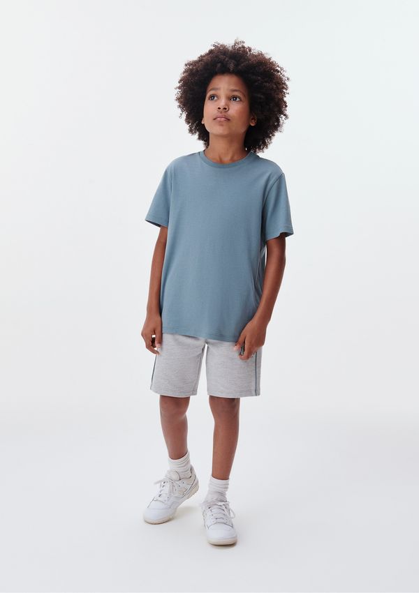 Bermuda Regular Com Bolsos Infantil Menino - Cinza 006
