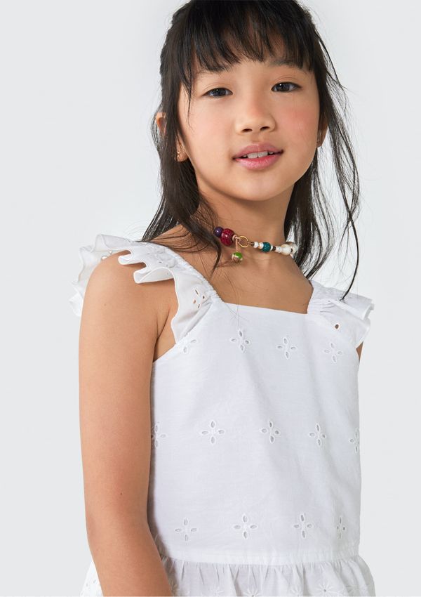 Regata Infantil Menina - Branco 012