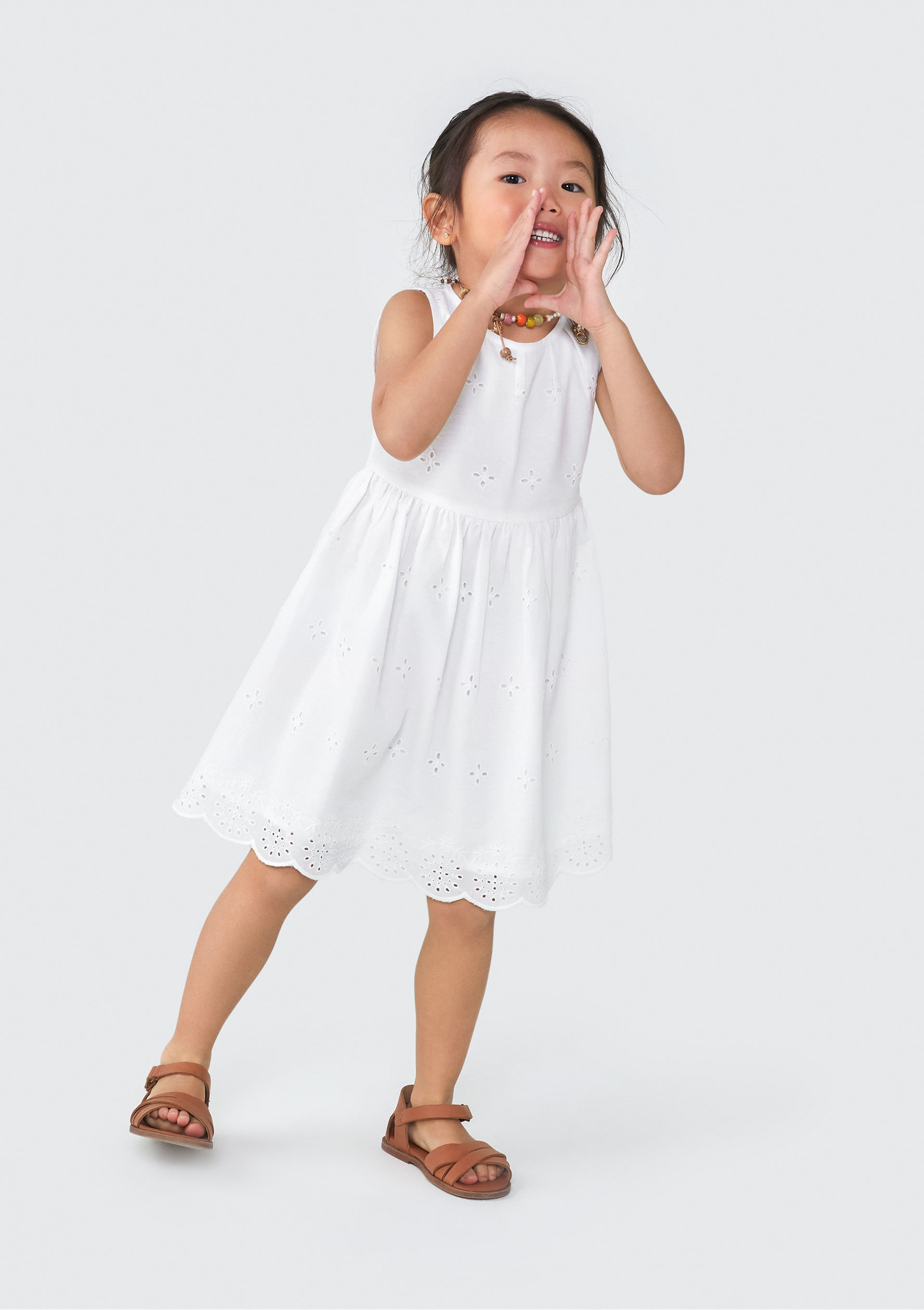 Vestido Infantil Toddler - Branco — Hering