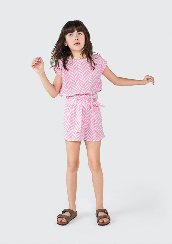 Shorts Infantil Menina - Rosa 006