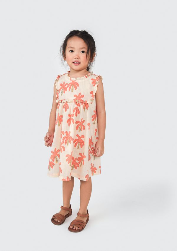 Vestido Infantil Toddler - Laranja 002