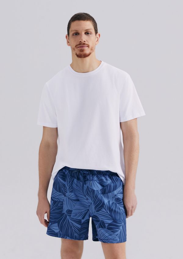 Shorts Praia Masculino Estampado - Azul M