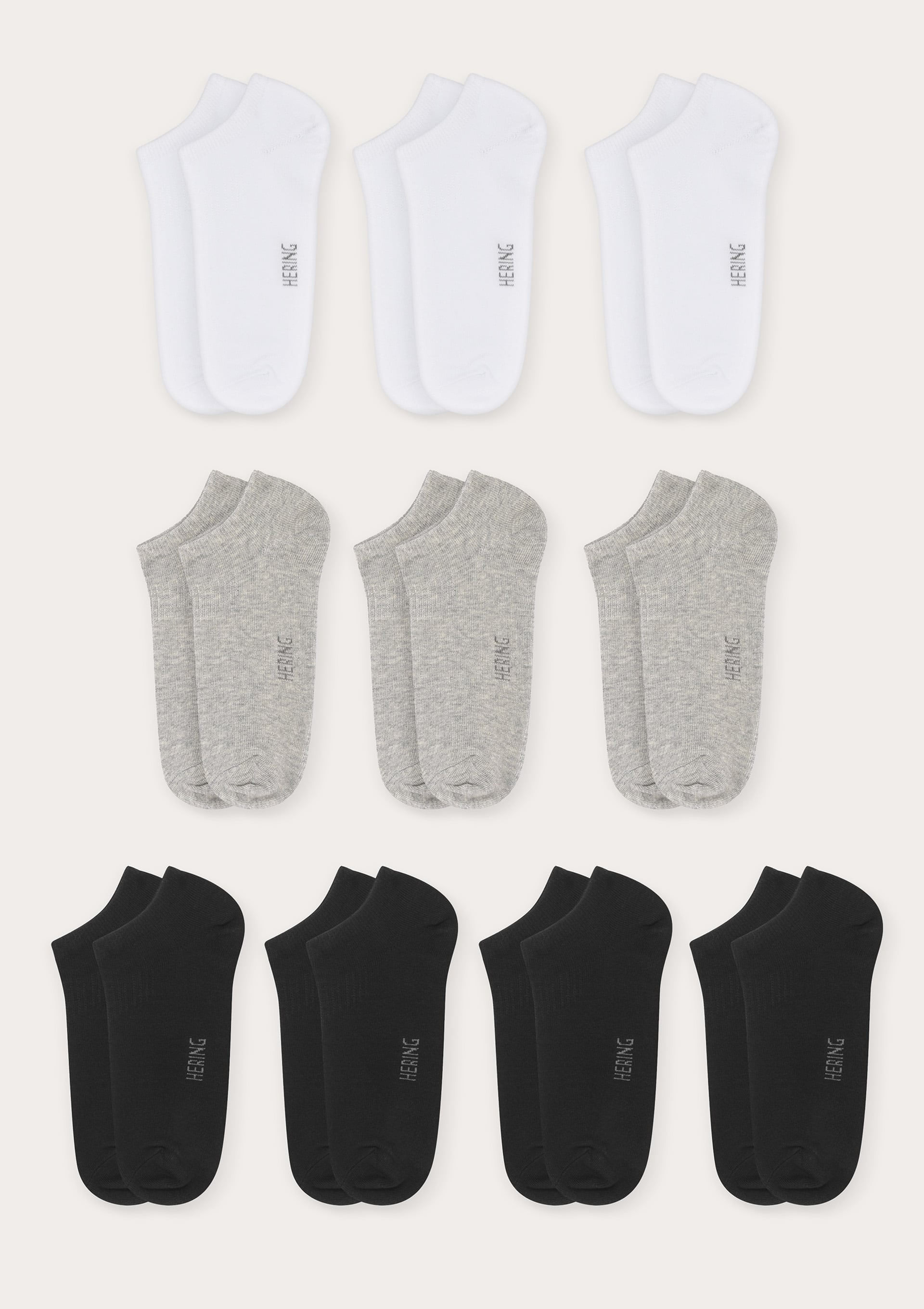 Kit 10 Pares De Meias Soquete Unissex - Multicolorido
