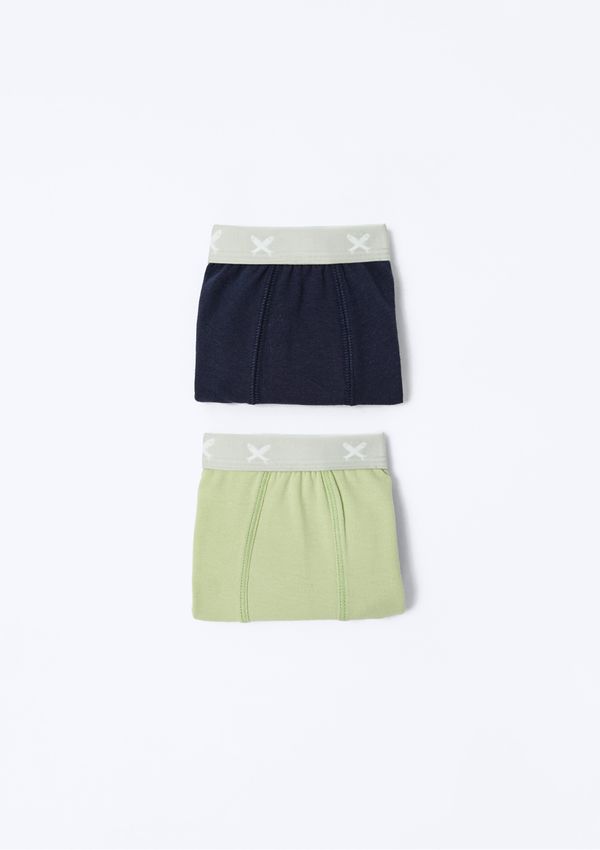 Kit 2 Cuecas Infantil Boxer - Multicolorido 014