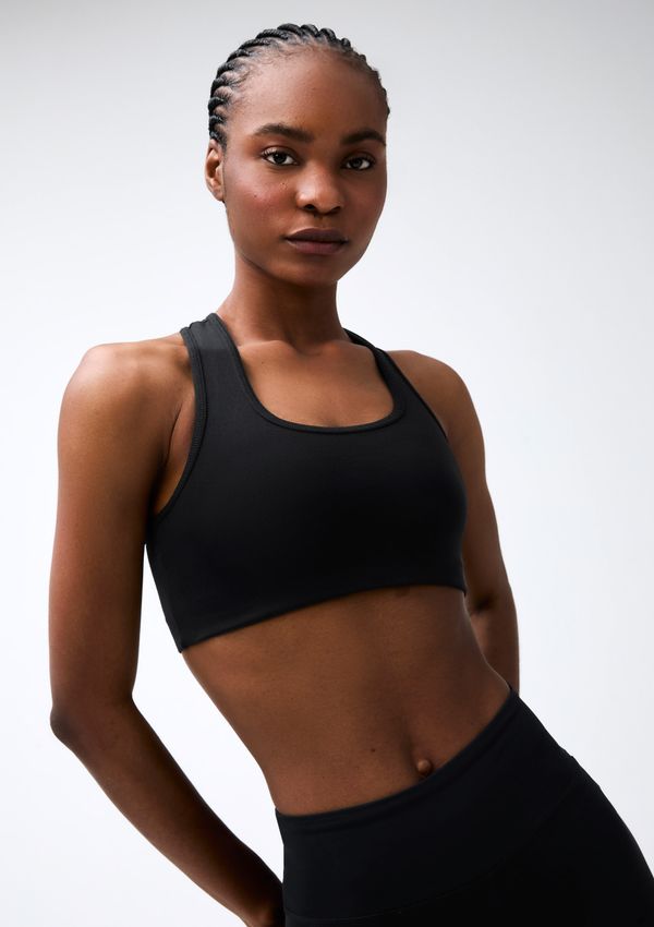 Top Esportivo Feminino Nadador - Preto XP