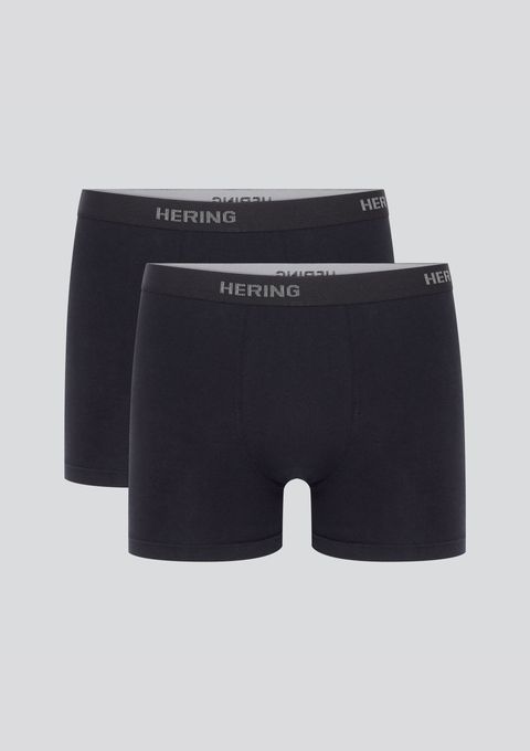 Kit 2 Cuecas Boxer em Malha com Elástico - Preto — Hering