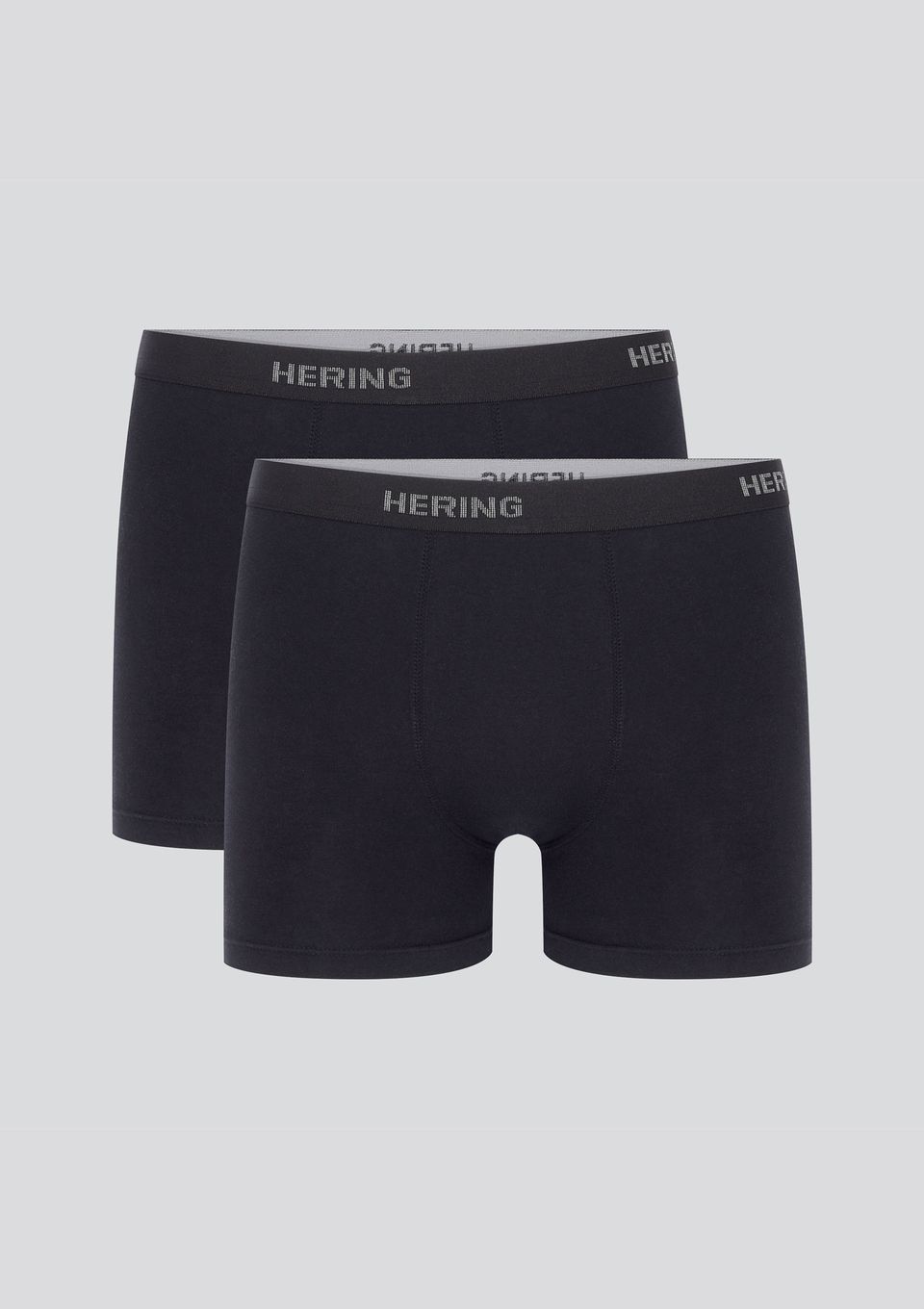 Kit 2 Cuecas Boxer em Malha com Elástico - Preto