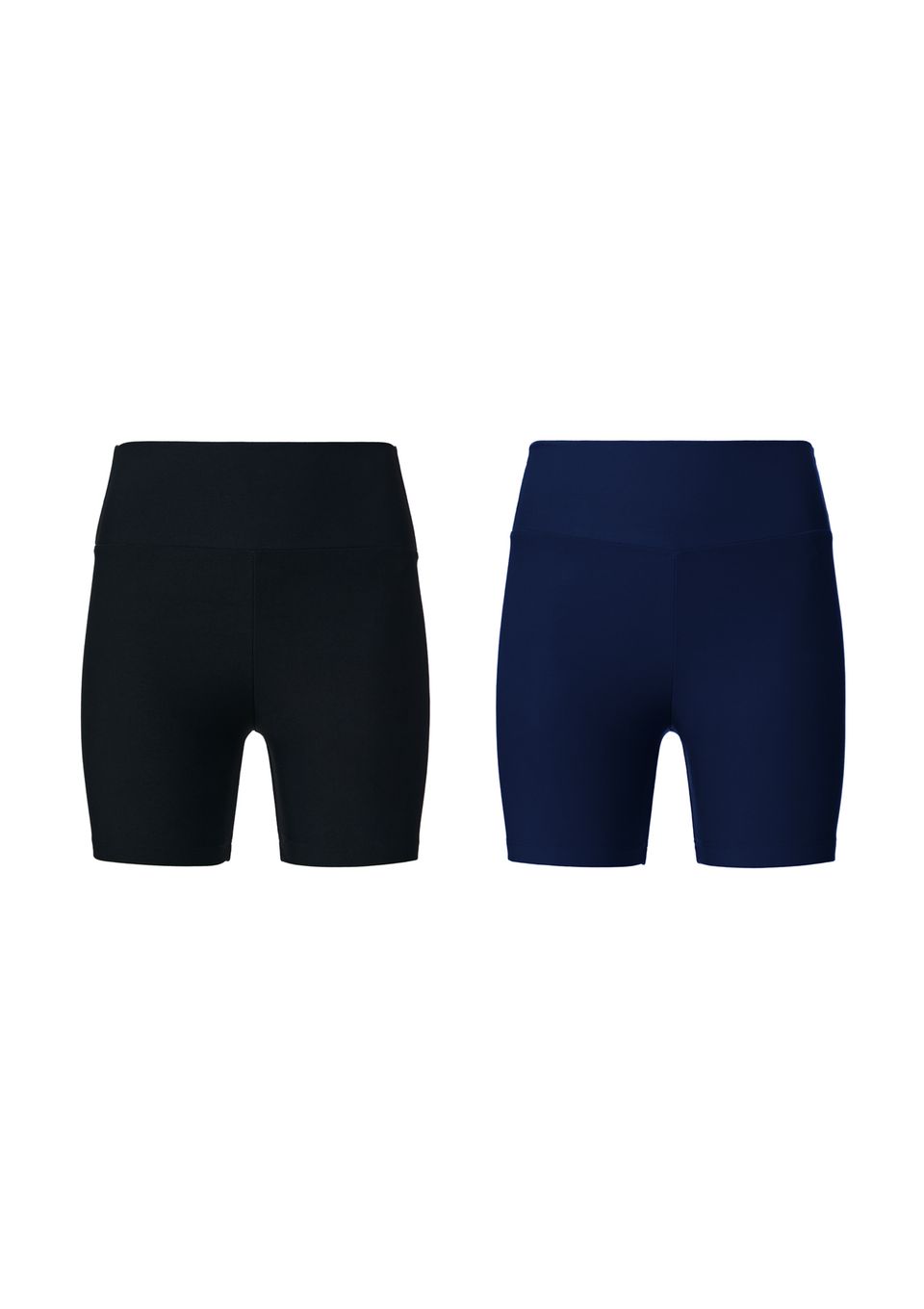 Kit 2 Bermudas Esportivas Femininas - Multicolorido