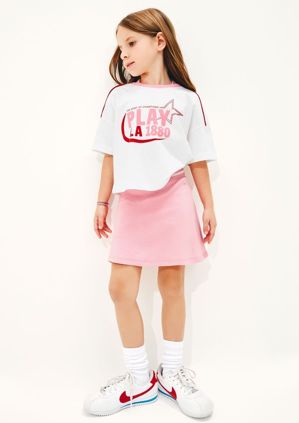 Blusa Infantil Menina Super Cotton Boxer - Off white 016