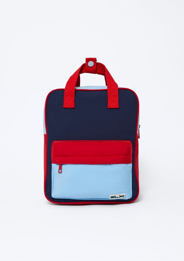 Mochila Infantil Unissex Contrastante - Azul UNI