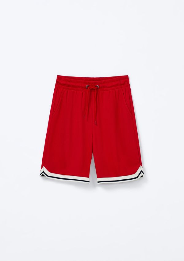 Bermuda Infantil Menino Esportiva - Vermelho 014