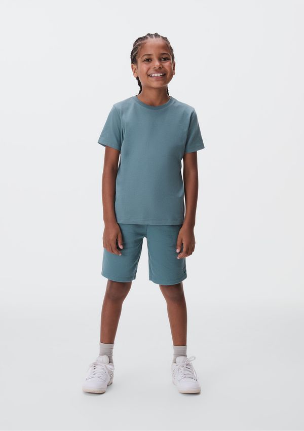 Camiseta Básica Infantil Menino Manga Curta Slim - Azul 004