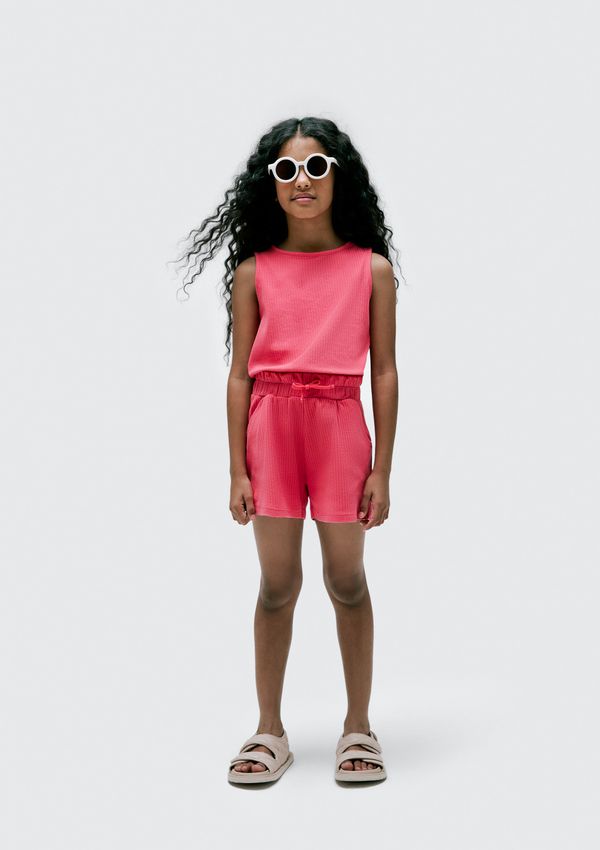 Conjunto Curto Infantil Menina - Rosa 014