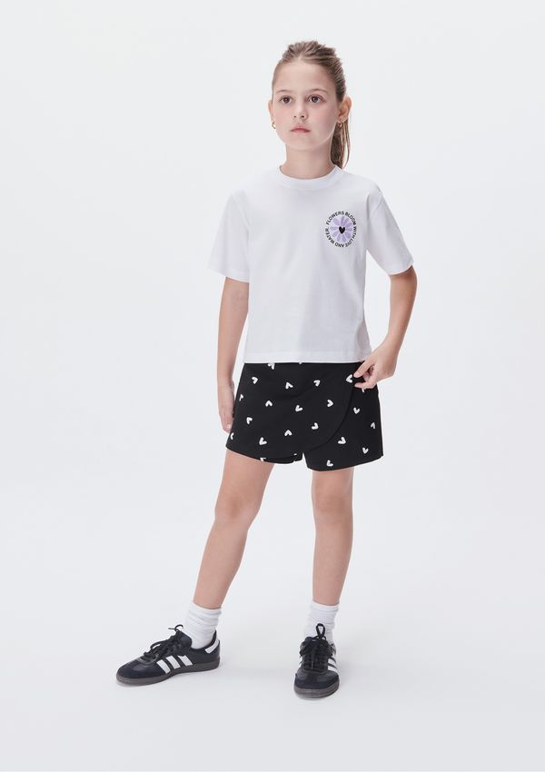 Conjunto Curto Infantil Menina - Preto 012
