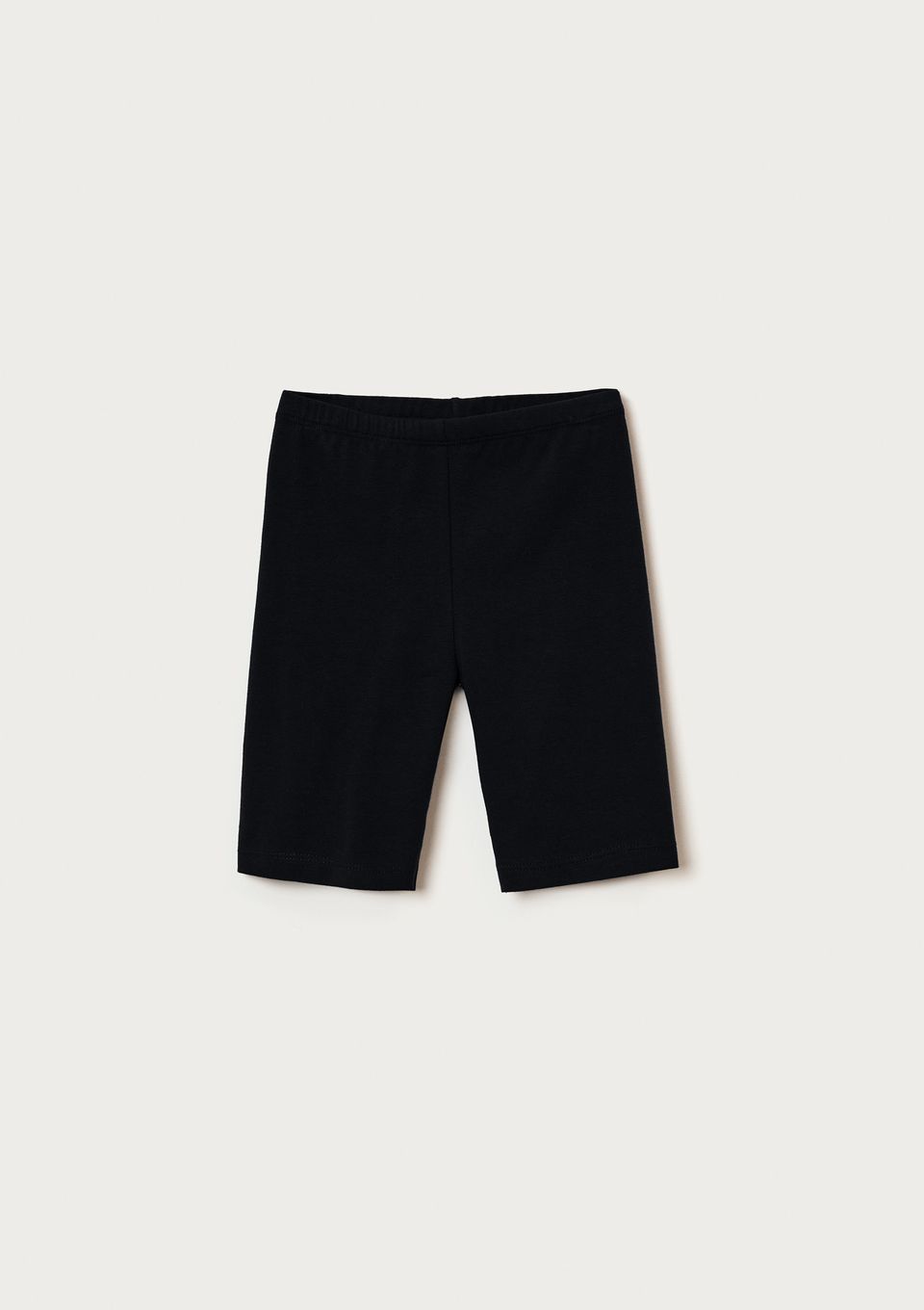 Bermuda Básica Infantil Menina Ciclista - Preto