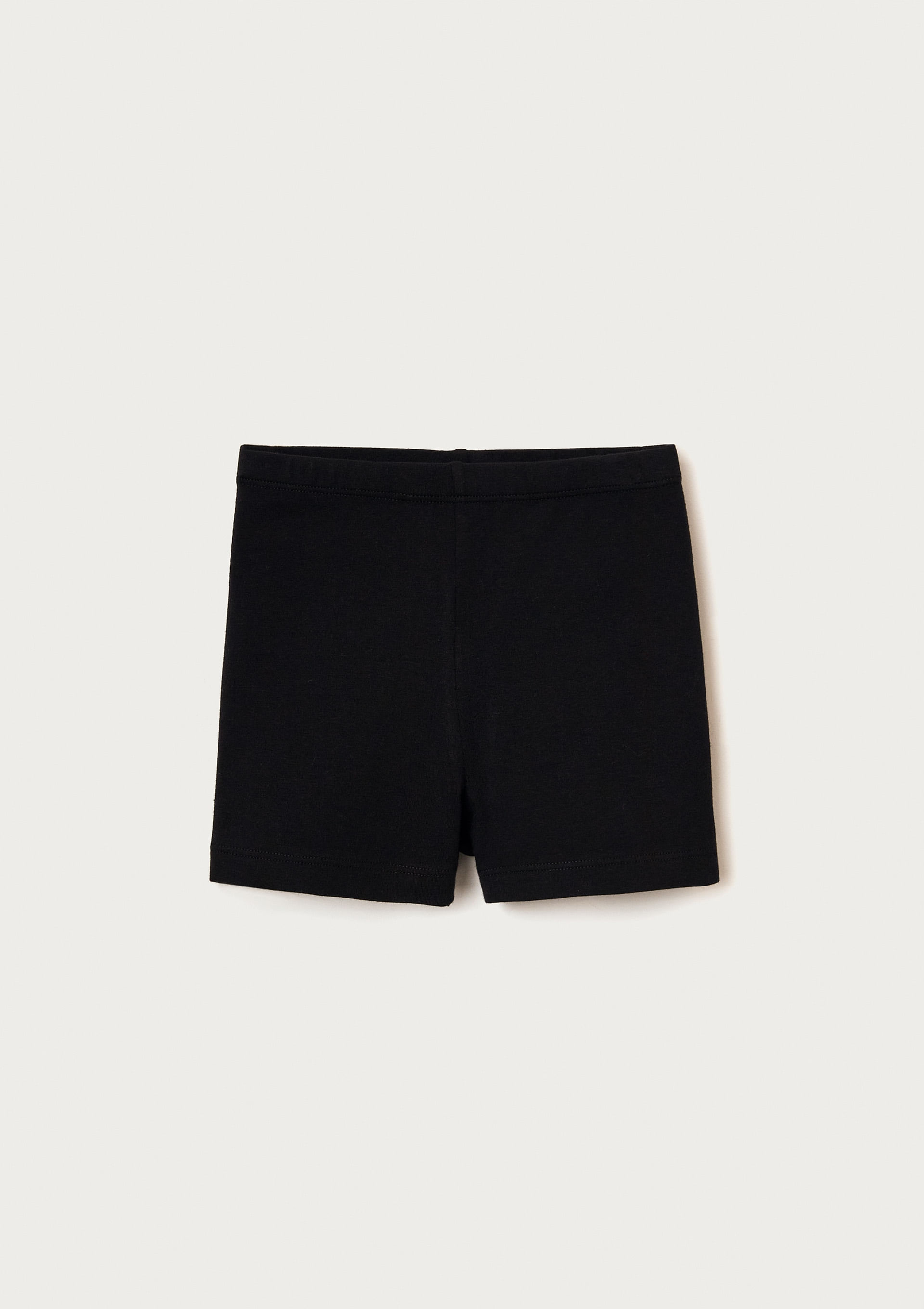 Shorts Curto Básico Infantil Menina - Preto
