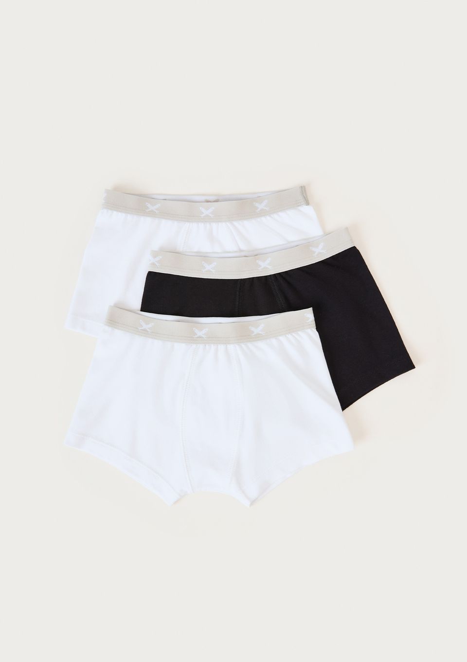 Kit com 3 Cuecas Infantil Boxer - Multicolorido