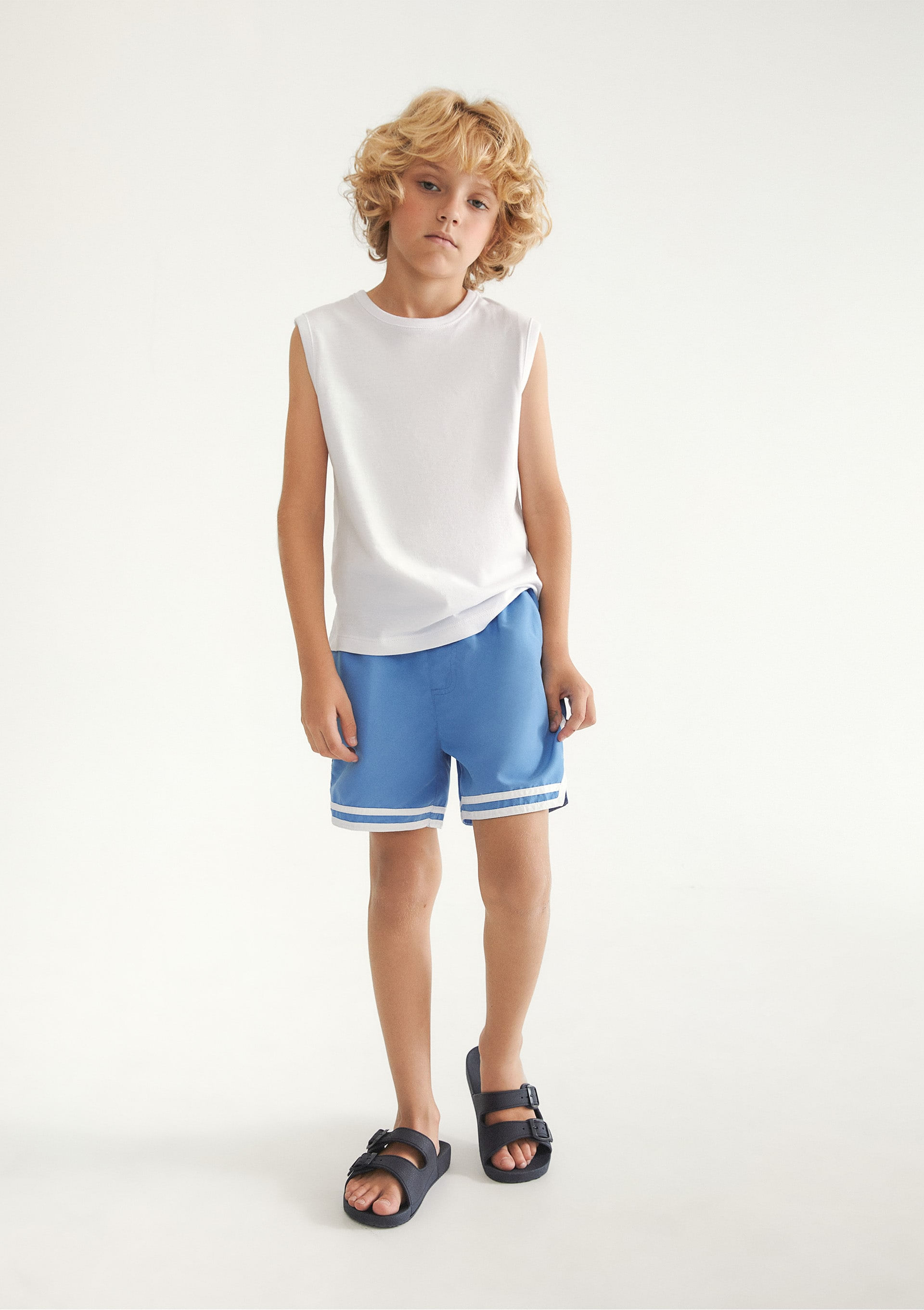 Bermuda Infantil Menino Comfort - Azul
