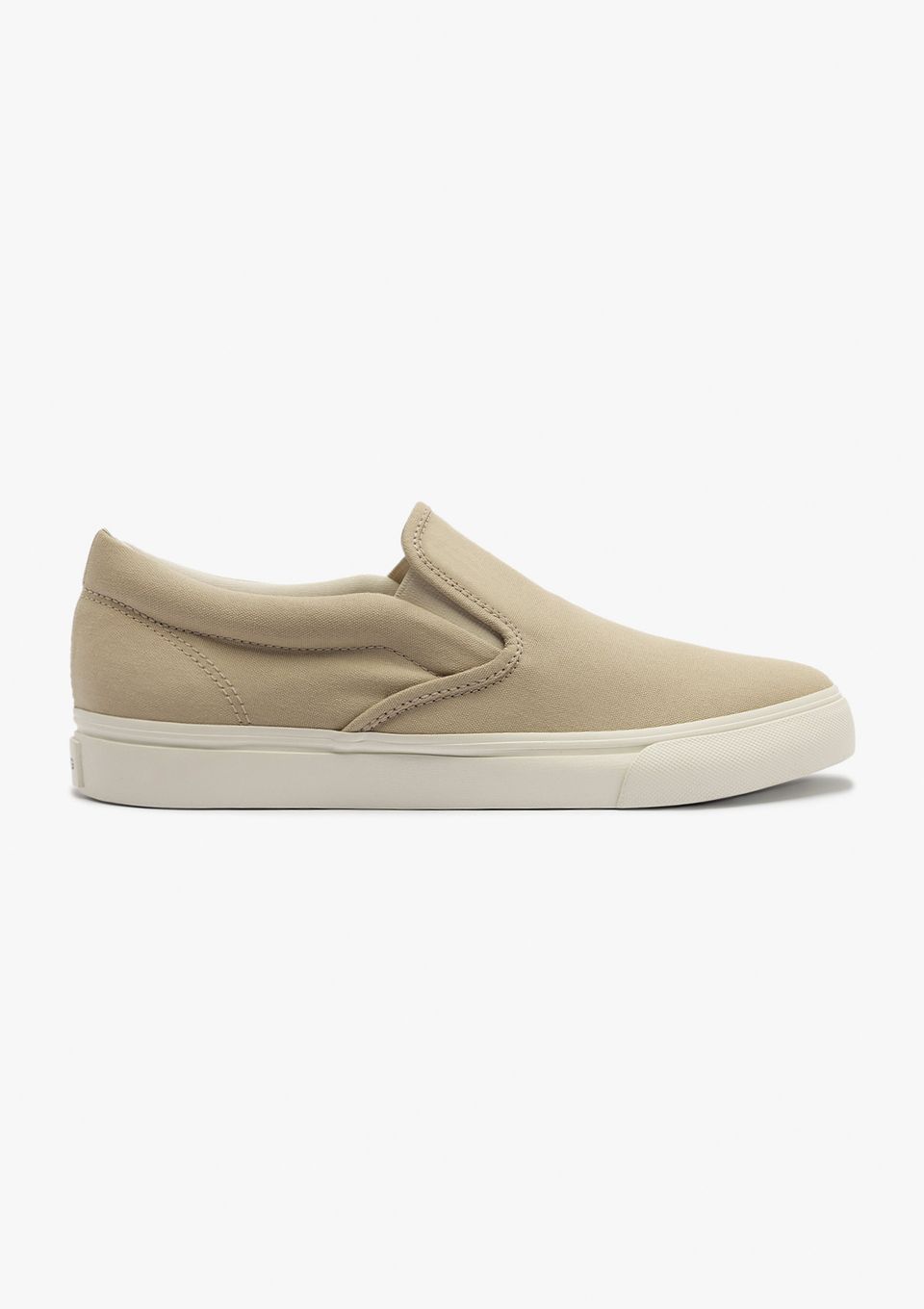 Tênis Masculino Slip On - Bege