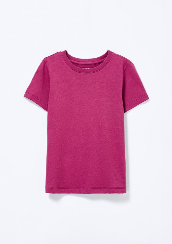 Blusa Infantil Menina Básica Slim - Roxo 014