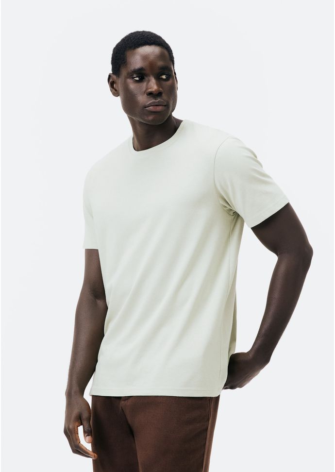 Camiseta Básica Masculina Super Cotton - Verde
