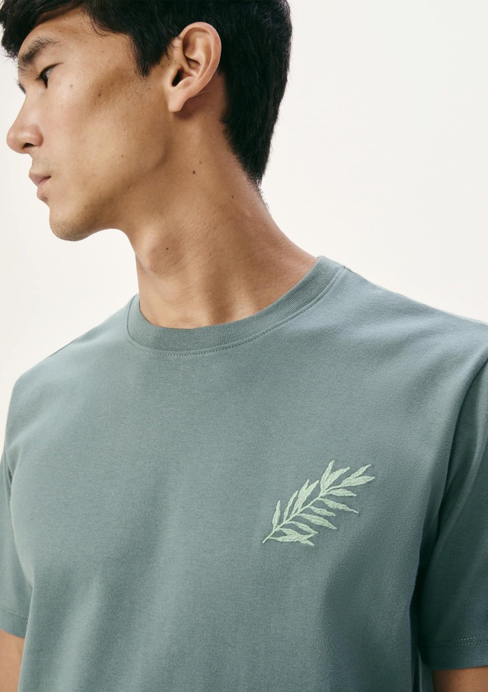 Camiseta Masculina Manga Curta com Estampa - Verde