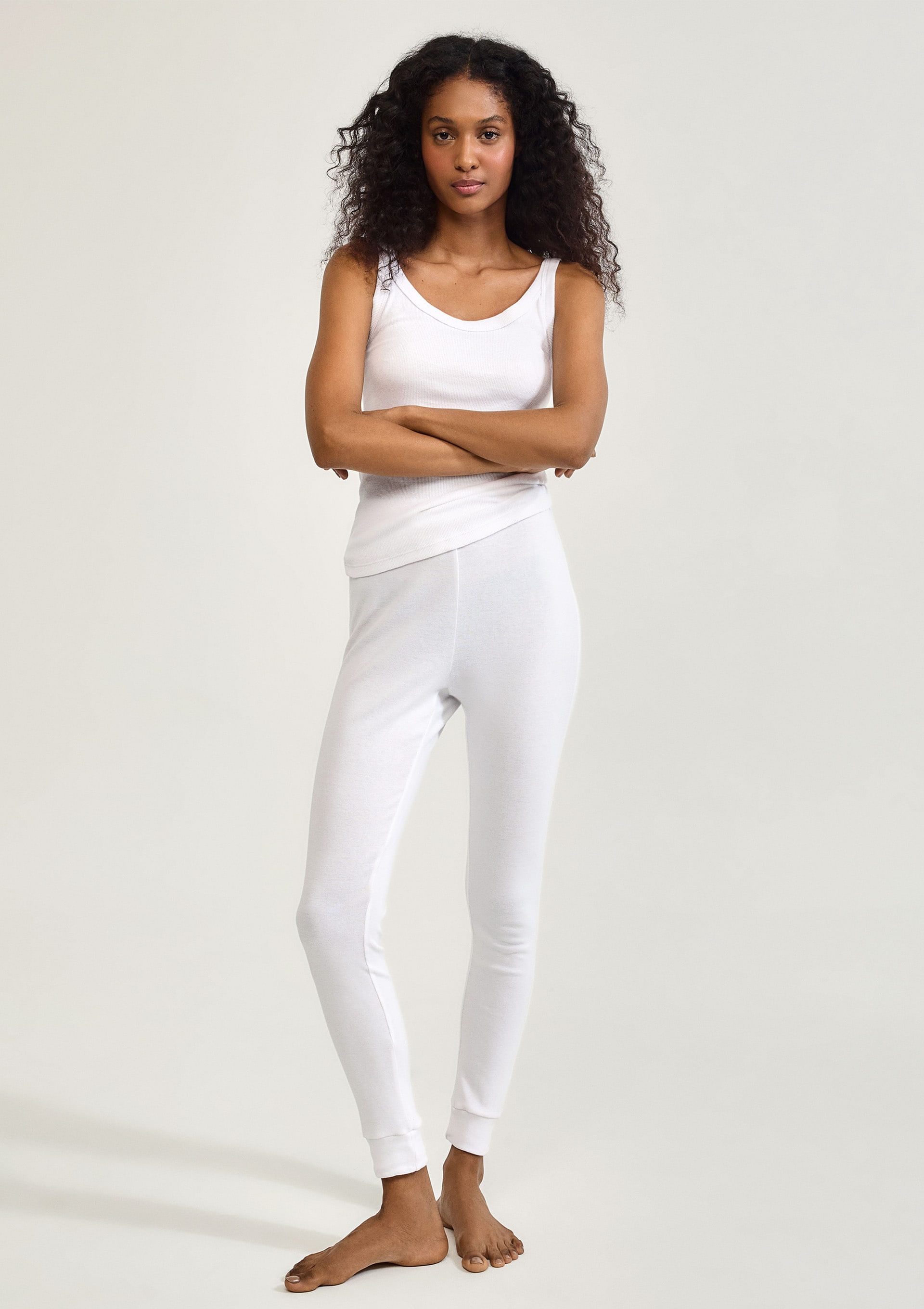 Ceroula Básica Feminina Em Ribana - Branco
