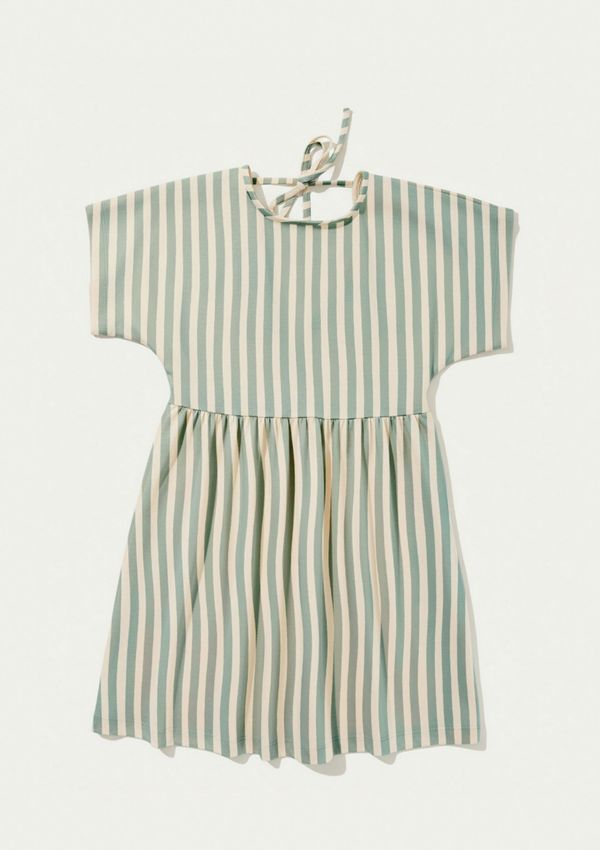 Vestido Infantil Curto Estampado - Verde 014
