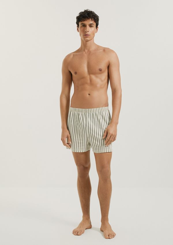 Cueca Samba Canção Estampada - Creme M