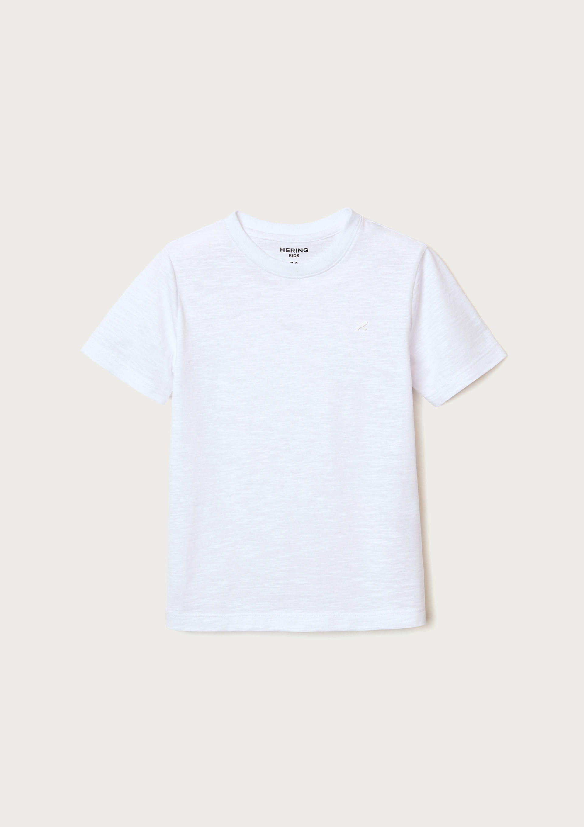 Camiseta Manga Curta Infantil Menino - Branco